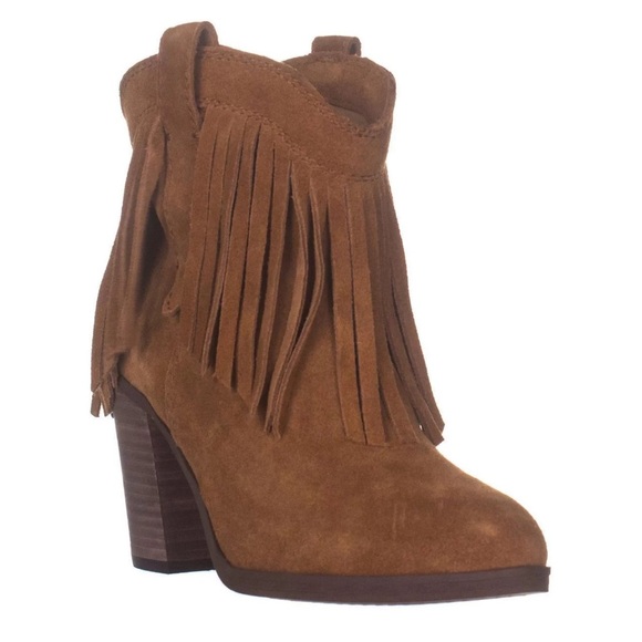 Splendid Fringe Ankle Boots - Picture 1 of 5